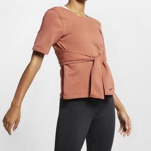 NWT Nike training womens yoga wrap top